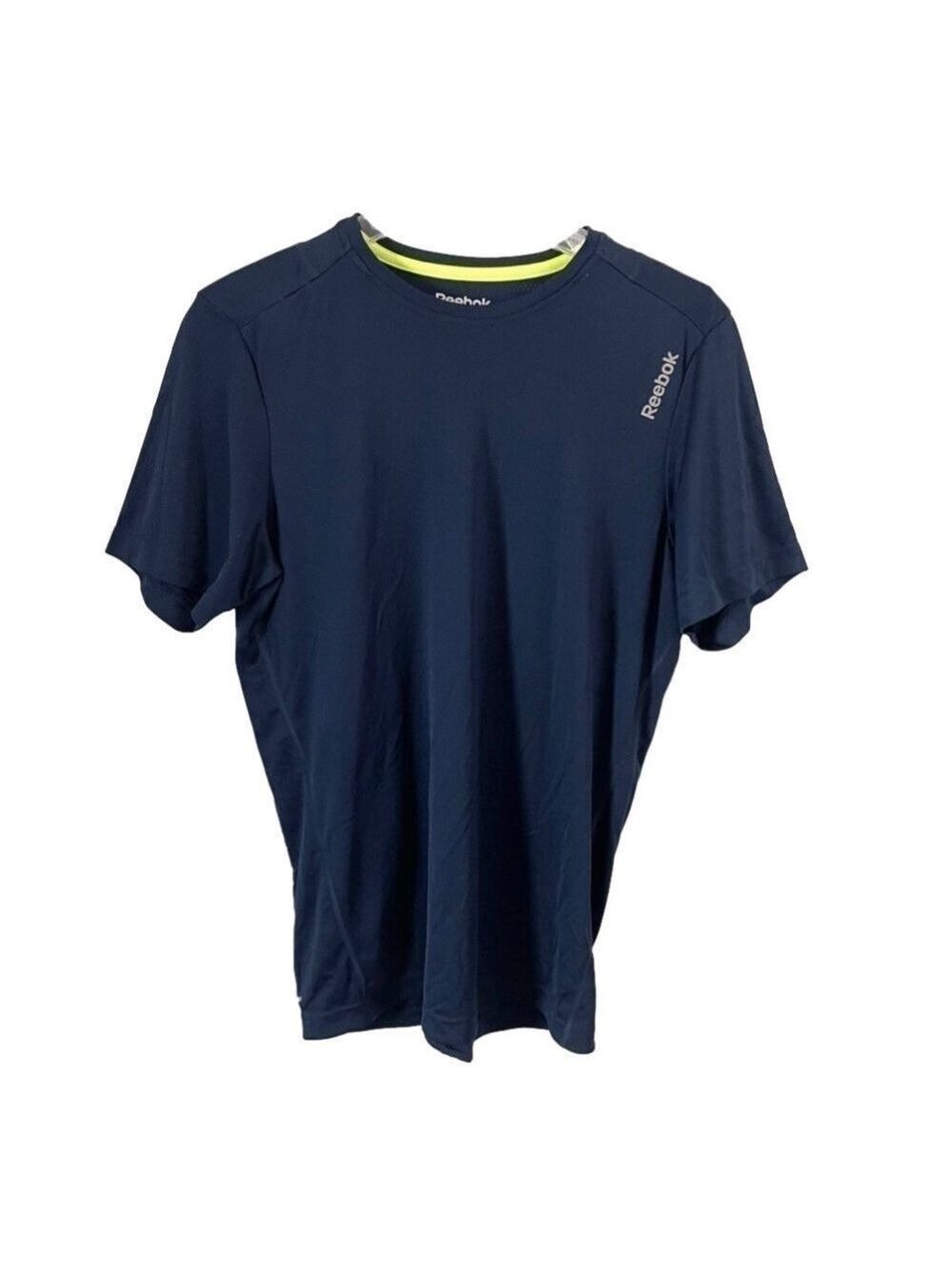 Men’s Reebok Blue Play Dry Workout Shirt Size Medium!